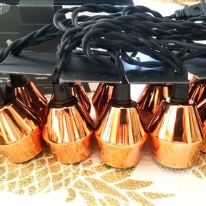 Pendant string lights, 10 sockets